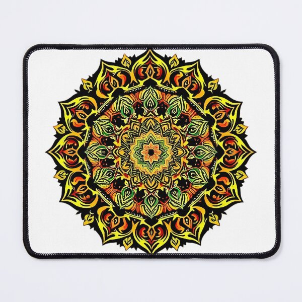 Item preview, Mandela : Dance Of Yellow on white designed and sold by TazhibTreasures.
