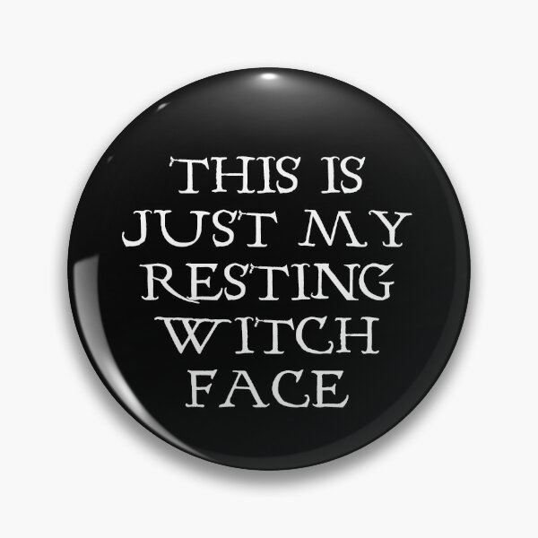 Item preview, Fangtastic Flair - Resting Witch Face designed and sold by Mythiarty.