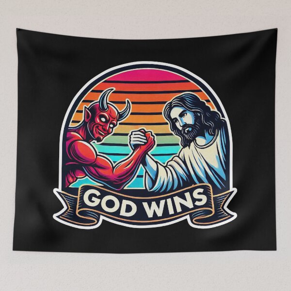 Item preview, God Wins designed and sold by plushism.