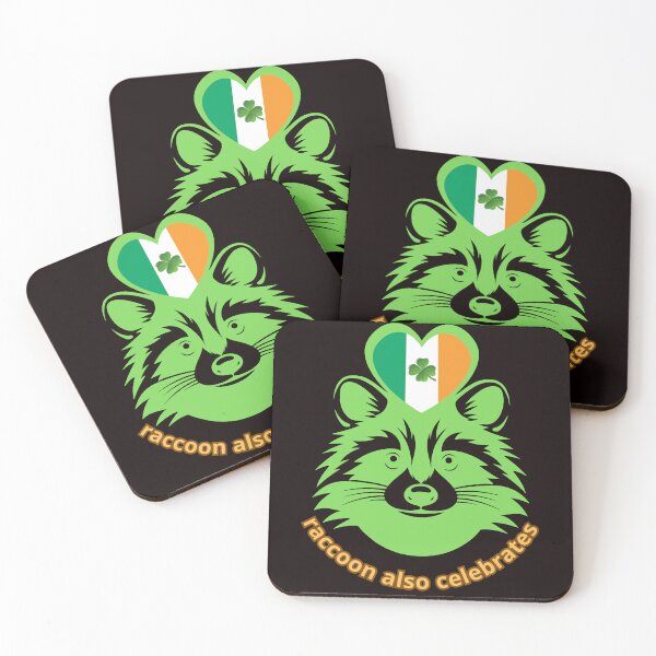 Item preview, RACCOON ALSO CELEBRATES designed and sold by Tadeusz1.