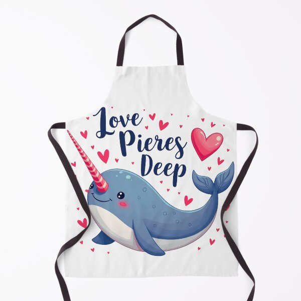 Item preview, cute Valentine Narwhal - Peres Deep designed and sold by Bulwshop.