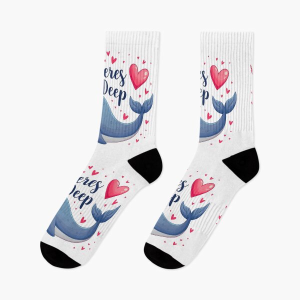 Item preview, cute Valentine Narwhal - Peres Deep designed and sold by Bulwshop.
