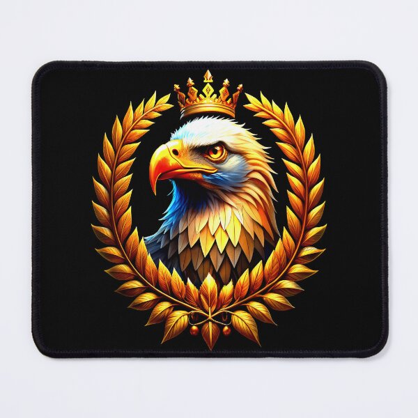 Item preview, Majestic Eagle with Crown and Golden Laurel designed and sold by VikArtStudio.