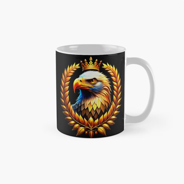 Item preview, Majestic Eagle with Crown and Golden Laurel designed and sold by VikArtStudio.