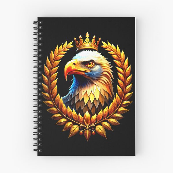 Item preview, Majestic Eagle with Crown and Golden Laurel designed and sold by VikArtStudio.