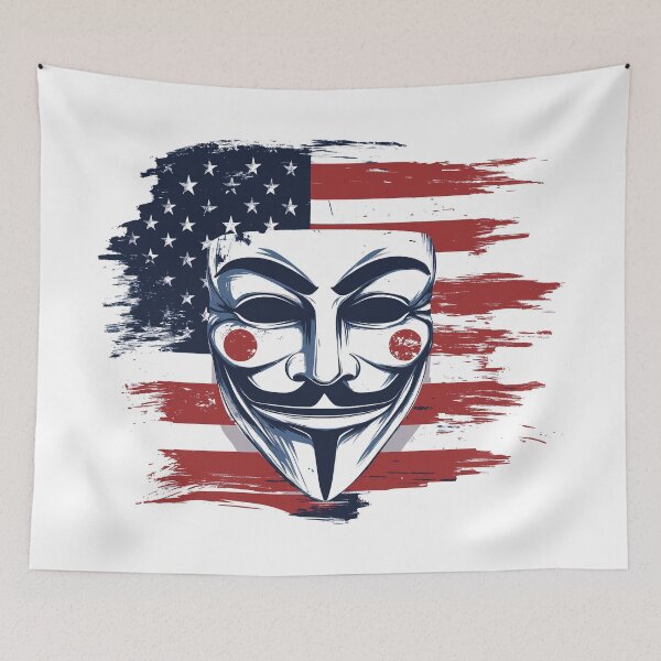 Item preview, Anonymous Mask America designed and sold by Beltschazar.