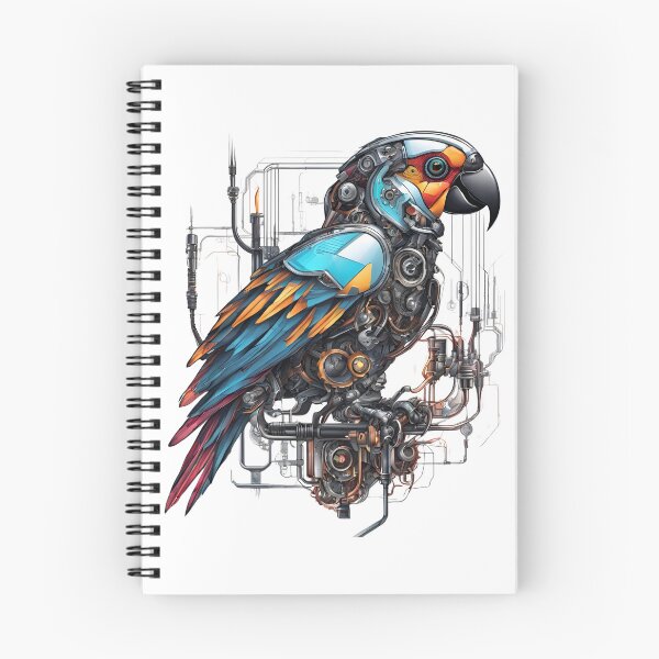 Item preview, The Parrot is Cybernetic, Mechanical, Steampunk. designed and sold by Ant Category.
