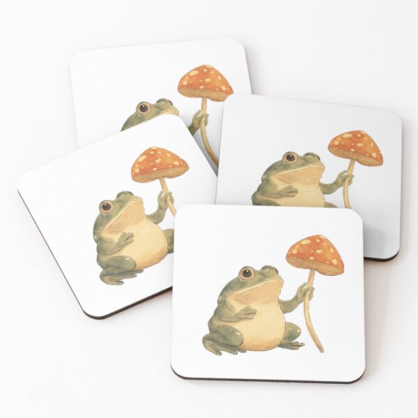 Item preview, Frog With Mushroom designed and sold by xiao xuans.