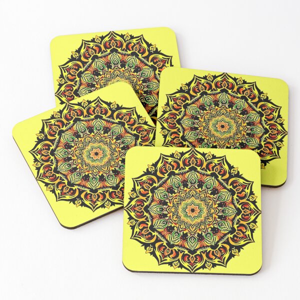 Item preview, Mandela : Dance Of Yellow on Yellow designed and sold by TazhibTreasures.