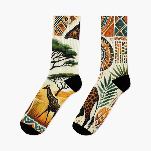 Item preview, Diseño de jirafa de safari vibrante designed and sold by WildlifeSafari.