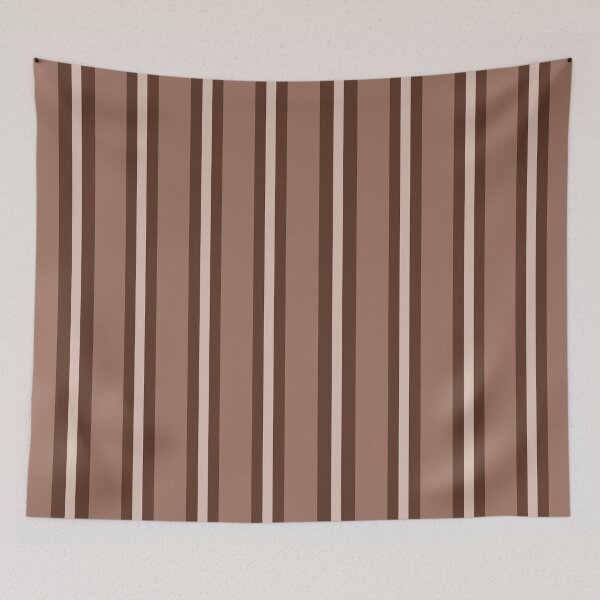 Item preview, Warm, Brown, Mocha Stripes Pattern designed and sold by OneThreeSix.