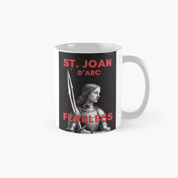 Item preview, St. Joan of Arc Feminist & Fearless Catholic Saint designed and sold by Artist/Archaeologist.