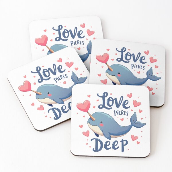 Item preview, Valentine Narwhal - Peres Deep designed and sold by Bulwshop.