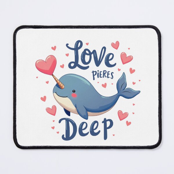 Item preview, Valentine Narwhal - Peres Deep designed and sold by Bulwshop.