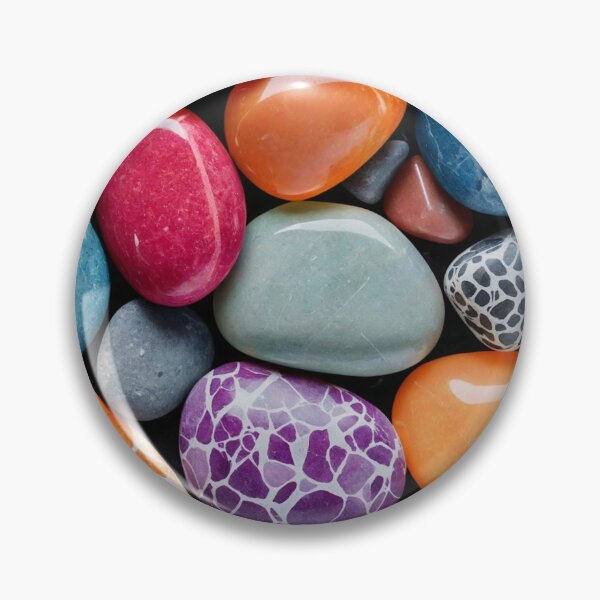 Item preview, A vibrant mix of colorful pebbles and smooth rocks designed and sold by Giuseppe Cammino.