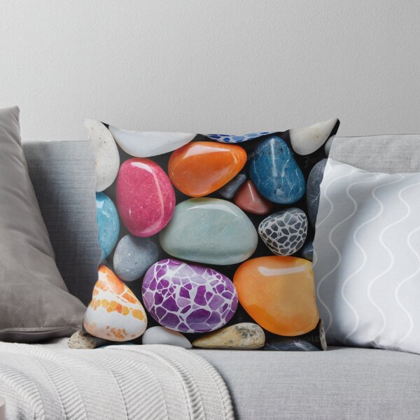 Item preview, A vibrant mix of colorful pebbles and smooth rocks designed and sold by Giuseppe Cammino.