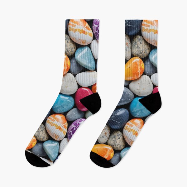 Item preview, A vibrant mix of colorful pebbles and smooth rocks designed and sold by Giuseppe Cammino.