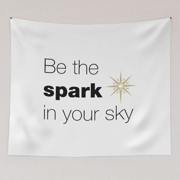 Item preview, Be the Spark in Your Sky – Inspire and Shine, Unique designed and sold by villacreativa.