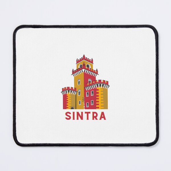 Item preview, Sintra Palace Colorful Landmark Illustration designed and sold by VisualArtsOasis.