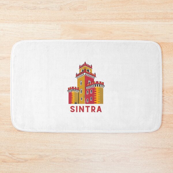 Item preview, Sintra Palace Colorful Landmark Illustration designed and sold by VisualArtsOasis.