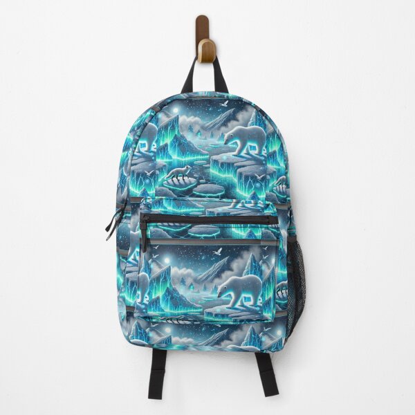 Item preview, The Glowing Arctic: A Dance of Polar Wildlife Under the Starry Sky designed and sold by Meta2Physical.