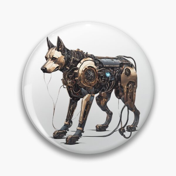 Item preview, The Dog is Cybernetic, Mechanical, Steampunk. designed and sold by Ant Category.