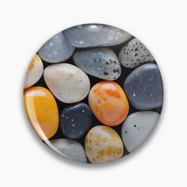 Item preview, A vibrant mix of colorful pebbles and smooth rocks designed and sold by Giuseppe Cammino.