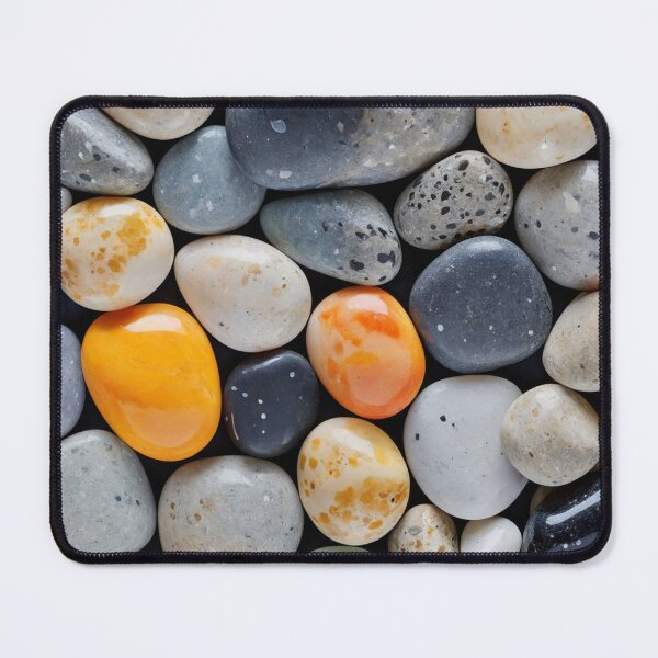 Item preview, A vibrant mix of colorful pebbles and smooth rocks designed and sold by Giuseppe Cammino.