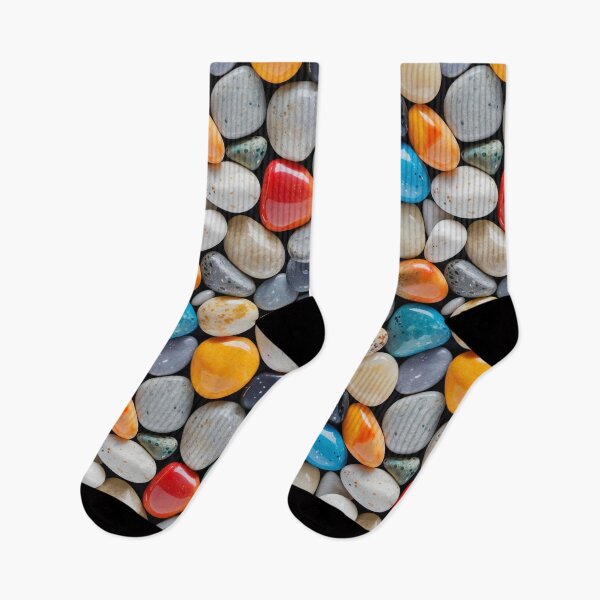 Item preview, A vibrant mix of colorful pebbles and smooth rocks designed and sold by Giuseppe Cammino.