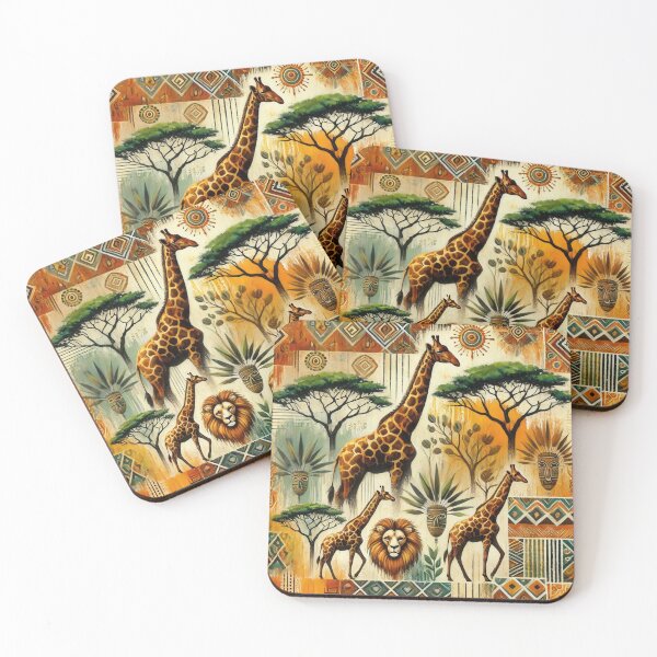 Item preview, Tribal Giraffe Adventure designed and sold by WildlifeSafari.