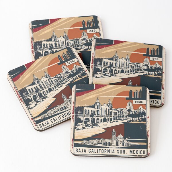 Artikelvorschau, Baja California Sur, Mexiko, Vintages Reise- und Tourismusplakat der 1950er Jahre entworfen und verkauft von TravelersGems.