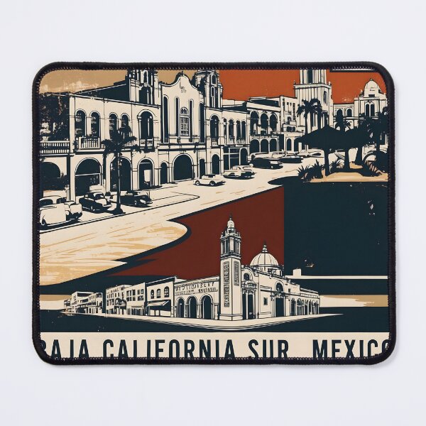 Item preview, Baja California Sur Mexico 1950s Vintage Travel Tourism Poster  designed and sold by TravelersGems.