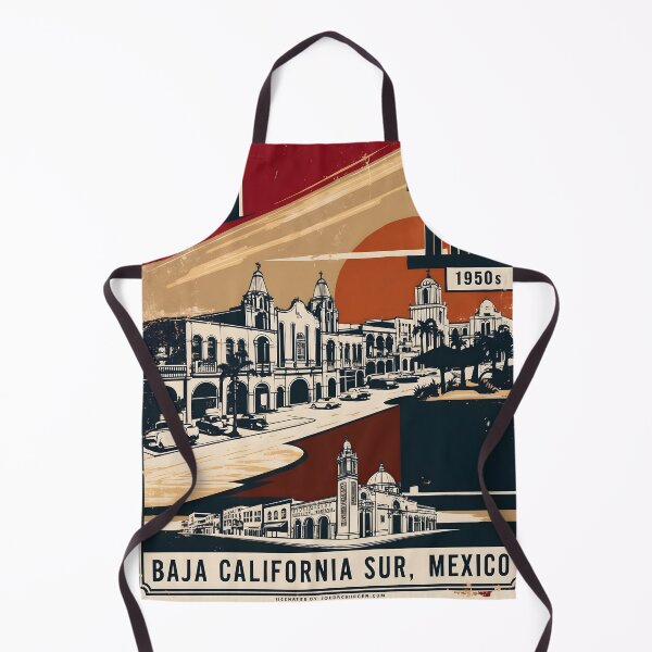 Item preview, Baja California Sur Mexico 1950s Vintage Travel Tourism Poster designed and sold by TravelersGems.