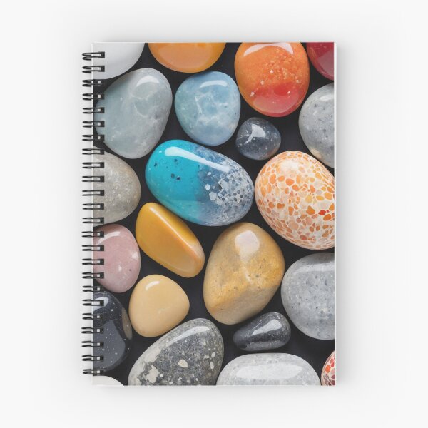 Item preview, A vibrant mix of colorful pebbles and smooth rocks designed and sold by Giuseppe Cammino.