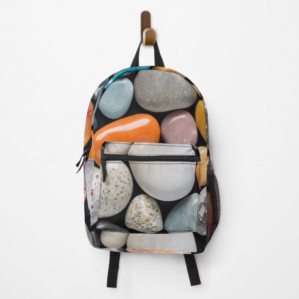 Item preview, A vibrant mix of colorful pebbles and smooth rocks designed and sold by Giuseppe Cammino.