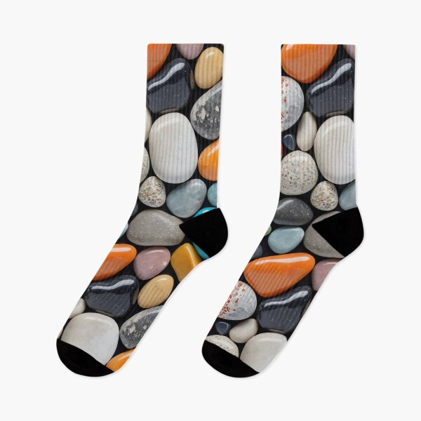 Item preview, A vibrant mix of colorful pebbles and smooth rocks designed and sold by Giuseppe Cammino.