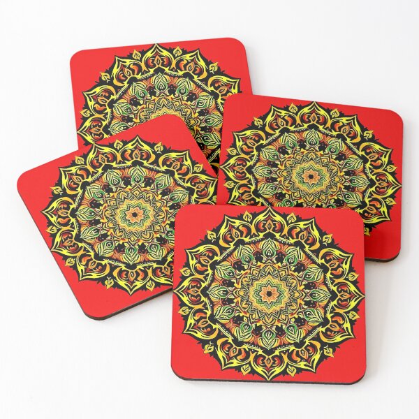 Item preview, Mandela : Dance Of Yellow on Red designed and sold by TazhibTreasures.