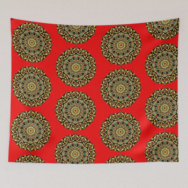 Item preview, Mandela : Dance Of Yellow on Red designed and sold by TazhibTreasures.