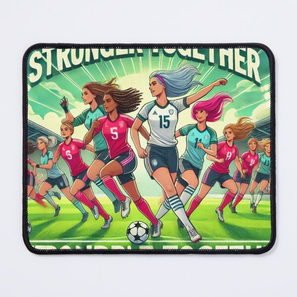 Item preview, Empowered Women United on the Pitch designed and sold by RainbowSlide.
