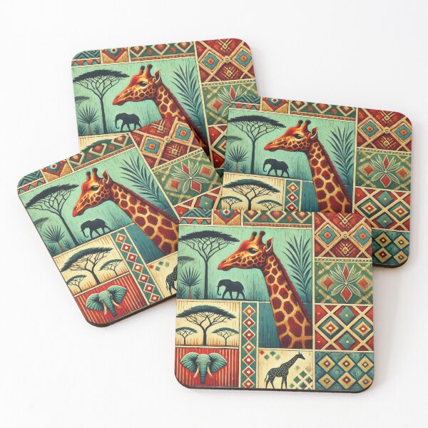 Item preview, Copy of Ethno Giraffe Patterns designed and sold by WildlifeSafari.
