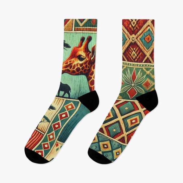 Item preview, Copy of Ethno Giraffe Patterns designed and sold by WildlifeSafari.