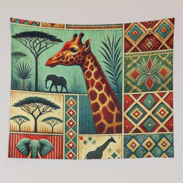 Item preview, Copy of Ethno Giraffe Patterns designed and sold by WildlifeSafari.
