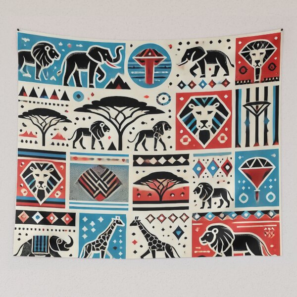 Item preview, Wild Spirit Giraffe Artwork designed and sold by WildlifeSafari.
