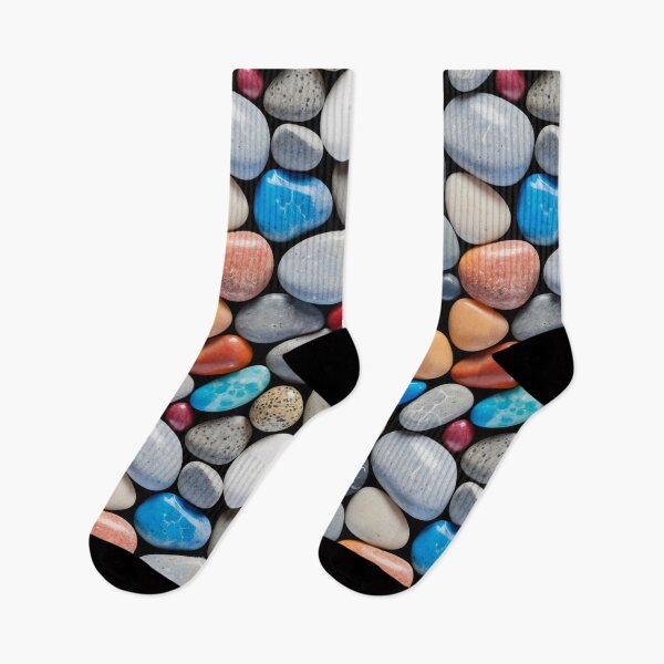 Item preview, A vibrant mix of colorful pebbles and smooth rocks designed and sold by Giuseppe Cammino.