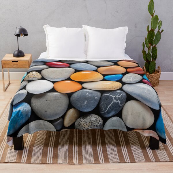Item preview, A vibrant mix of colorful pebbles and smooth rocks designed and sold by Giuseppe Cammino.
