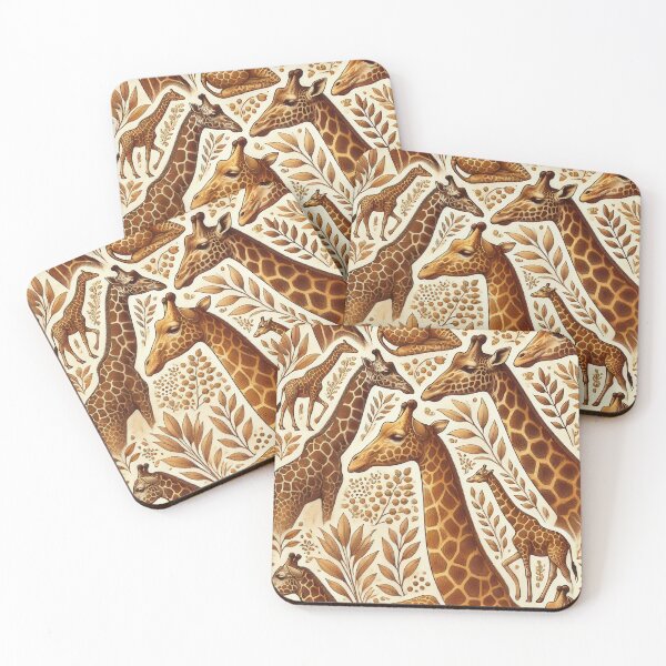 Item preview, Giraffe Tribal Adventure Art designed and sold by WildlifeSafari.