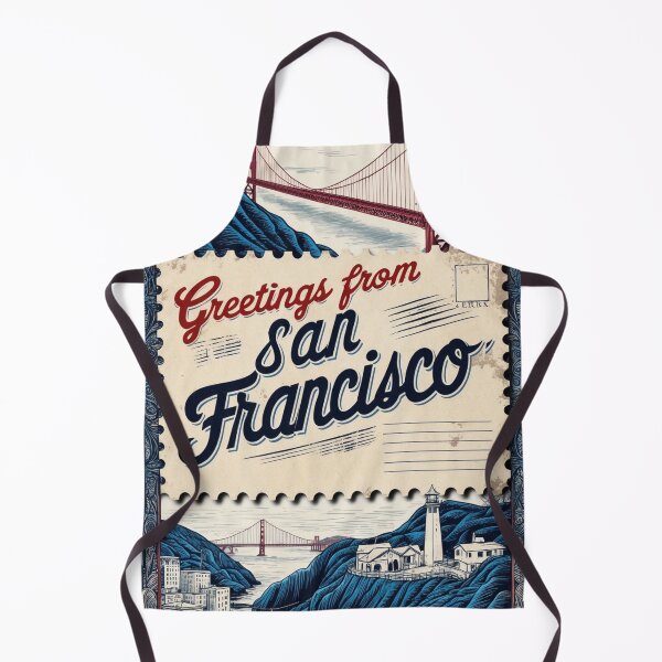Item preview, Greetings from San Francisco California Vintage Travel Retro Postcard Design designed and sold by TravelPostcardGems.