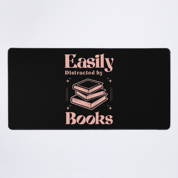Item preview, Easily distracted by books - vintage designed and sold by Chonkz.