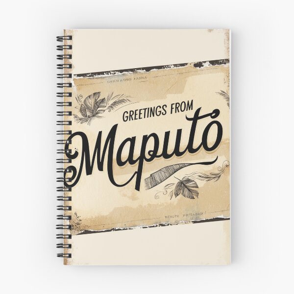 Item preview, Maputo Vintage Travel Retro Postcard Design designed and sold by TravelPostcardGems.