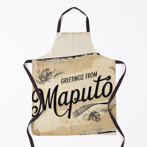 Item preview, Maputo Vintage Travel Retro Postcard Design designed and sold by TravelPostcardGems.